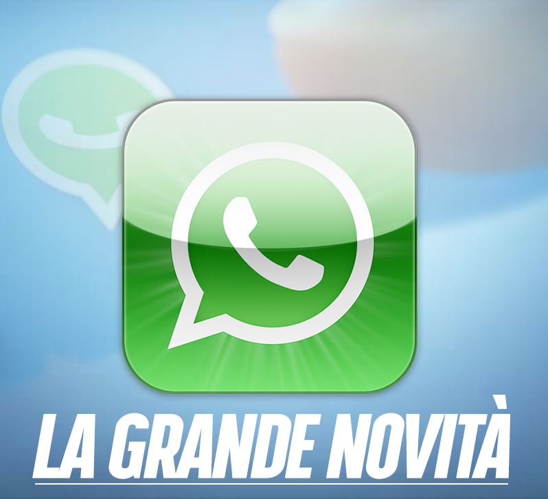 WHATSAPP - LA GRANDE NOVITA' CHE FARA' FELICE TUTTI GLI UTENTI - 11/01/2017